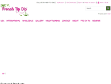 Tablet Screenshot of frenchtipdip.com